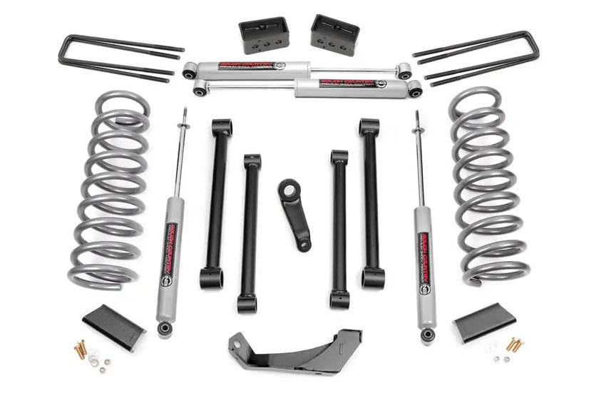 Rough Country 5" Lift Kit w-Shocks 00-01 Dodge Ram 1500 4wd - Click Image to Close
